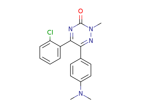 68289-16-7,5-(2-chlorophenyl)-6-[4-(dimethylamino)phenyl]-2-methyl-1,2,4-triazin-3(2H)-one,