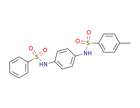 Molecular Structure of 55747-42-7 (Benzenesulfonamide, 4-methyl-N-[4-[(phenylsulfonyl)amino]phenyl]-)