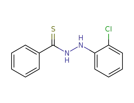 Molecular Structure of 52215-27-7 (Benzenecarbothioic acid, 2-(2-chlorophenyl)hydrazide)