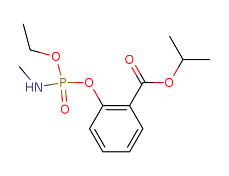 Benzoicacid, 2-[[ethoxy(methylamino)phosphinyl]oxy]-, 1-methylethyl ester