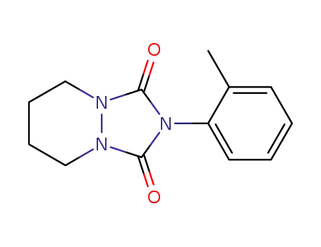 Molecular Structure of 58744-00-6 (1H-[1,2,4]Triazolo[1,2-a]pyridazine-1,3(2H)-dione,
tetrahydro-2-(2-methylphenyl)-)