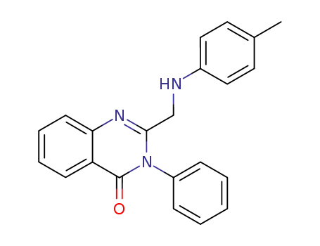 4(3H)-Quinazolinone, 2-[[(4-methylphenyl)amino]methyl]-3-phenyl-