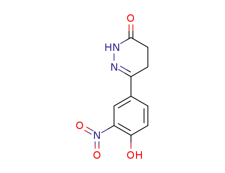 3(2H)-Pyridazinone, 4,5-dihydro-6-(4-hydroxy-3-nitrophenyl)-