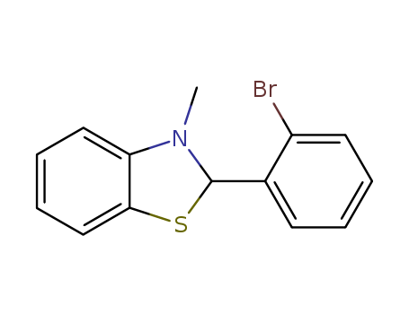 Benzothiazole, 2-(2-bromophenyl)-2,3-dihydro-3-methyl-