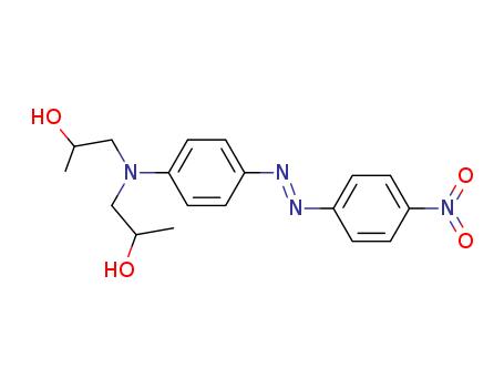 Molecular Structure of 107773-48-8 (2-Propanol, 1,1'-[[4-[(4-nitrophenyl)azo]phenyl]imino]bis-)