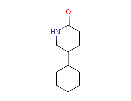 Molecular Structure of 19748-88-0 (2-Piperidinone, 5-cyclohexyl-)