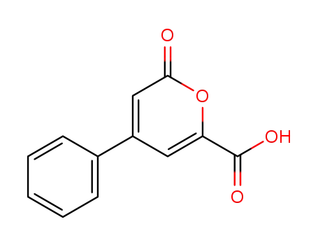 Molecular Structure of 30113-81-6 (2H-Pyran-6-carboxylic acid, 2-oxo-4-phenyl-)