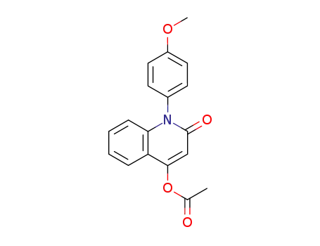 Molecular Structure of 67160-10-5 (2(1H)-Quinolinone, 4-(acetyloxy)-1-(4-methoxyphenyl)-)