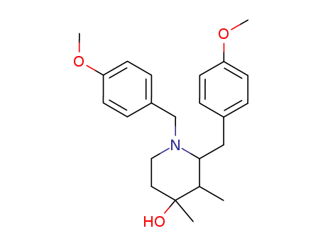 4-Piperidinol, 1,2-bis[(4-methoxyphenyl)methyl]-3,4-dimethyl-
