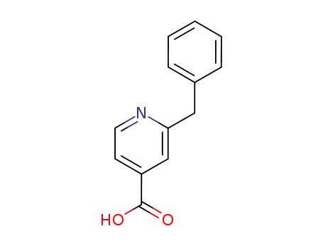 Molecular Structure of 18165-00-9 (4-Pyridinecarboxylic acid, 2-(phenylmethyl)-)