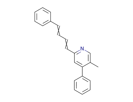 Pyridine, 5-methyl-4-phenyl-2-(4-phenyl-1,3-butadienyl)-