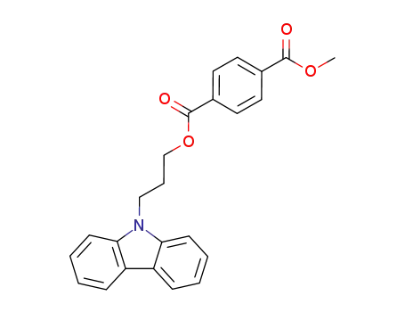 Molecular Structure of 61905-37-1 (1,4-Benzenedicarboxylic acid, 3-(9H-carbazol-9-yl)propyl methyl ester)
