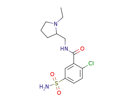 Benzamide,
5-(aminosulfonyl)-2-chloro-N-[(1-ethyl-2-pyrrolidinyl)methyl]-