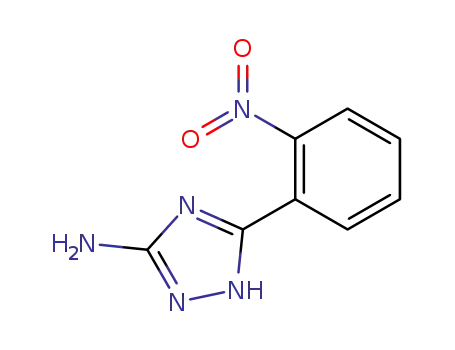 Molecular Structure of 59301-22-3 (5-(2-Nitrophenyl)-4H-1,2,4-triazol-3-amine)