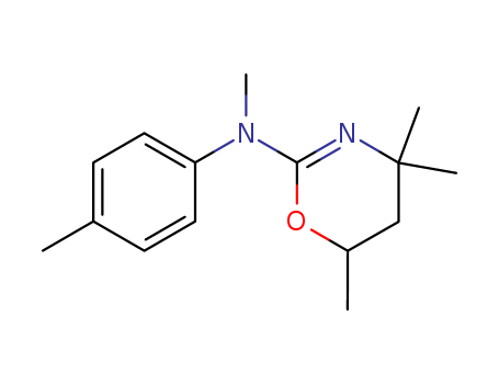 4H-1,3-Oxazin-2-amine,  5,6-dihydro-N,4,4,6-tetramethyl-N-(4-methylphenyl)-