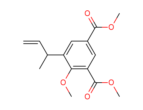 1,3-Benzenedicarboxylicacid, 4-methoxy-5-(1-methyl-2-propen-1-yl)-, 1,3-dimethyl ester
