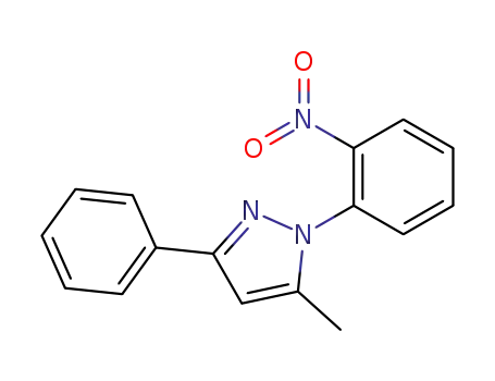 1H-Pyrazole, 5-methyl-1-(2-nitrophenyl)-3-phenyl-