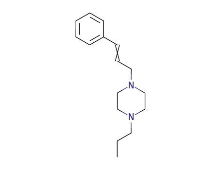 Molecular Structure of 48175-00-4 (Piperazine, 1-(3-phenyl-2-propenyl)-4-propyl-)