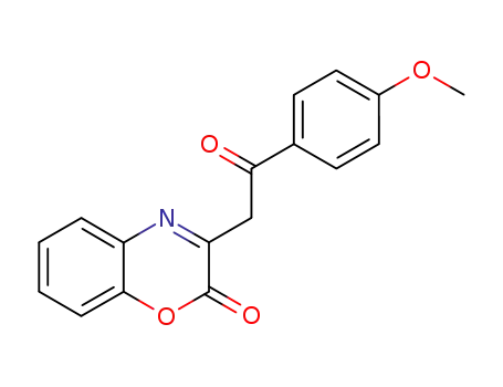 2H-1,4-Benzoxazin-2-one, 3-[2-(4-methoxyphenyl)-2-oxoethyl]-