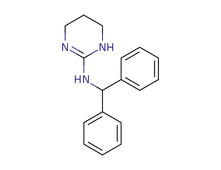 Molecular Structure of 61611-91-4 (2-Pyrimidinamine, N-(diphenylmethyl)-1,4,5,6-tetrahydro-)