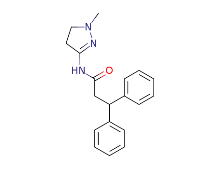 Benzenepropanamide,
N-(4,5-dihydro-1-methyl-1H-pyrazol-3-yl)-b-phenyl-