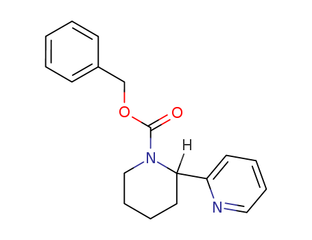 1-Piperidinecarboxylic acid, 2-(2-pyridinyl)-, phenylmethyl ester