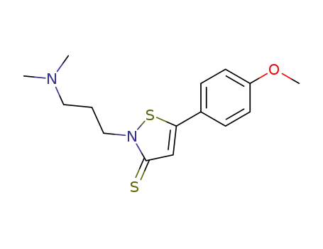 3(2H)-Isothiazolethione,
2-[3-(dimethylamino)propyl]-5-(4-methoxyphenyl)-