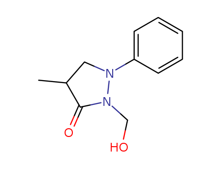 3-Pyrazolidinone, 2-(hydroxymethyl)-4-methyl-1-phenyl-