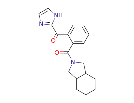 Molecular Structure of 62366-77-2 (1H-Isoindole, octahydro-2-[2-(1H-imidazol-2-ylcarbonyl)benzoyl]-)