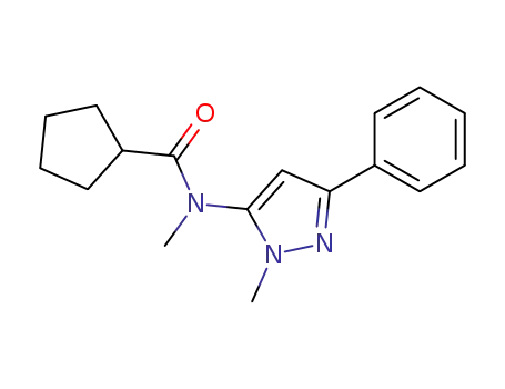 Cyclopentanecarboxamide,
N-methyl-N-(1-methyl-3-phenyl-1H-pyrazol-5-yl)-