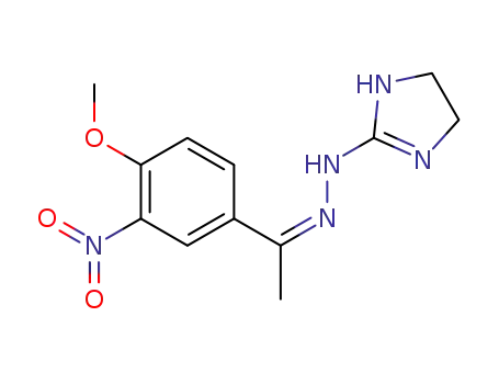 2-Imidazolidinone, [1-(4-methoxy-3-nitrophenyl)ethylidene]hydrazone
