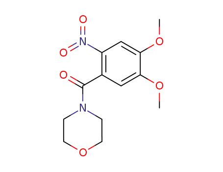 Molecular Structure of 61212-72-4 (Morpholine, 4-(4,5-dimethoxy-2-nitrobenzoyl)-)