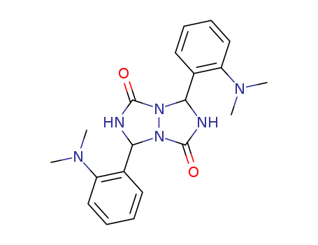 1H,5H-[1,2,4]Triazolo[1,2-a][1,2,4]triazole-1,5-dione,  3,7-bis[2-(dimethylamino)phenyl]tetrahydro-