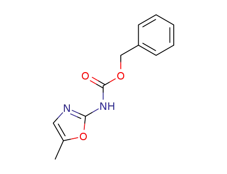 Molecular Structure of 33123-89-6 (Carbamic acid, (5-methyl-2-oxazolyl)-, phenylmethyl ester)