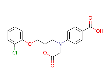 Benzoic acid, 4-[2-[(2-chlorophenoxy)methyl]-6-oxo-4-morpholinyl]-