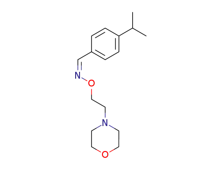 Benzaldehyde, 4-(1-methylethyl)-, O-[2-(4-morpholinyl)ethyl]oxime