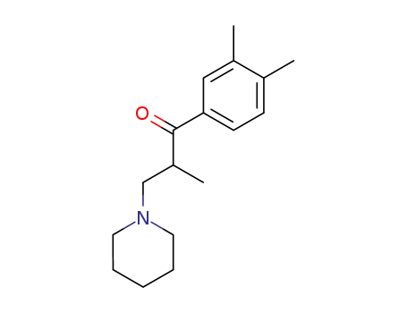 1-(3,4-Dimethylphenyl)-2-methyl-3-(piperidin-1-yl)propan-1-one