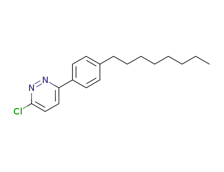 Molecular Structure of 64779-22-2 (Pyridazine, 3-chloro-6-(4-octylphenyl)-)