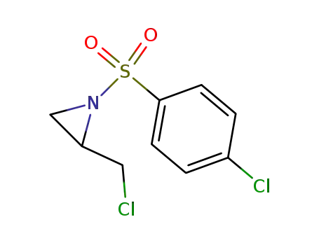 Molecular Structure of 832-46-2 (Aziridine, 2-(chloromethyl)-1-[(4-chlorophenyl)sulfonyl]-)