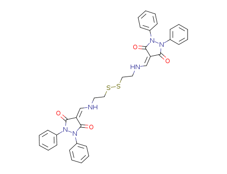 24665-80-3,3,5-Pyrazolidinedione,4,4'-[dithiobis(ethyleneiminomethylidyne)]bis[1,2-diphenyl- (8CI),