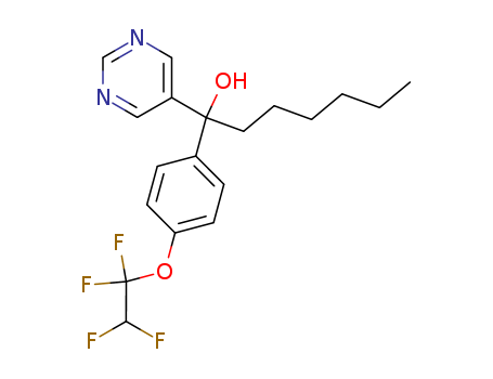 5-Pyrimidinemethanol, a-hexyl-a-[4-(1,1,2,2-tetrafluoroethoxy)phenyl]-
