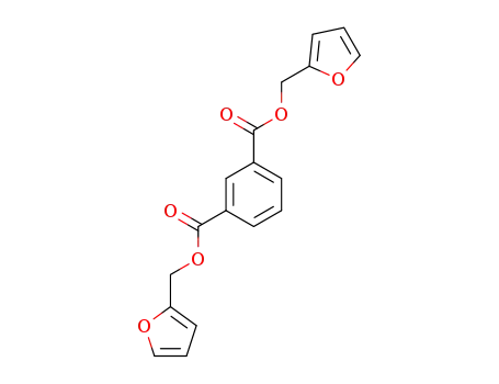 Molecular Structure of 52107-57-0 (1,3-Benzenedicarboxylic acid, bis(2-furanylmethyl) ester)