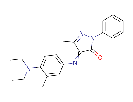 3H-Pyrazol-3-one, 4-[[4-(diethylamino)-3-methylphenyl]imino]-2,4-dihydro-5-methyl-2-phenyl-