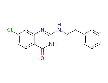 Molecular Structure of 61741-63-7 (4(1H)-Quinazolinone, 7-chloro-2-[(2-phenylethyl)amino]-)