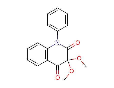 2,4(1H,3H)-Quinolinedione, 3,3-dimethoxy-1-phenyl-