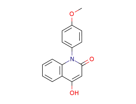 Molecular Structure of 67160-11-6 (2(1H)-Quinolinone, 4-hydroxy-1-(4-methoxyphenyl)-)