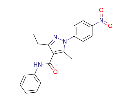 1H-Pyrazole-4-carboxamide,
3-ethyl-5-methyl-1-(4-nitrophenyl)-N-phenyl-