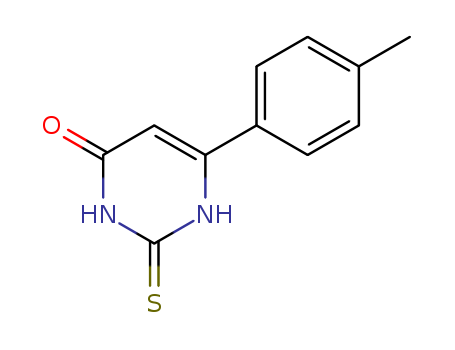4(1H)-Pyrimidinone, 2,3-dihydro-6-(4-methylphenyl)-2-thioxo-
