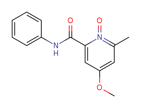2-Pyridinecarboxamide, 4-methoxy-6-methyl-N-phenyl-, 1-oxide