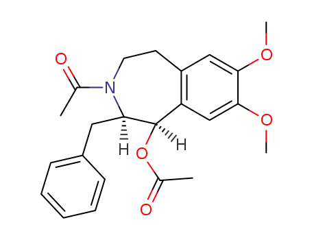 1H-3-Benzazepin-1-ol,
3-acetyl-2,3,4,5-tetrahydro-7,8-dimethoxy-3-(phenylmethyl)-, acetate
(ester), cis-